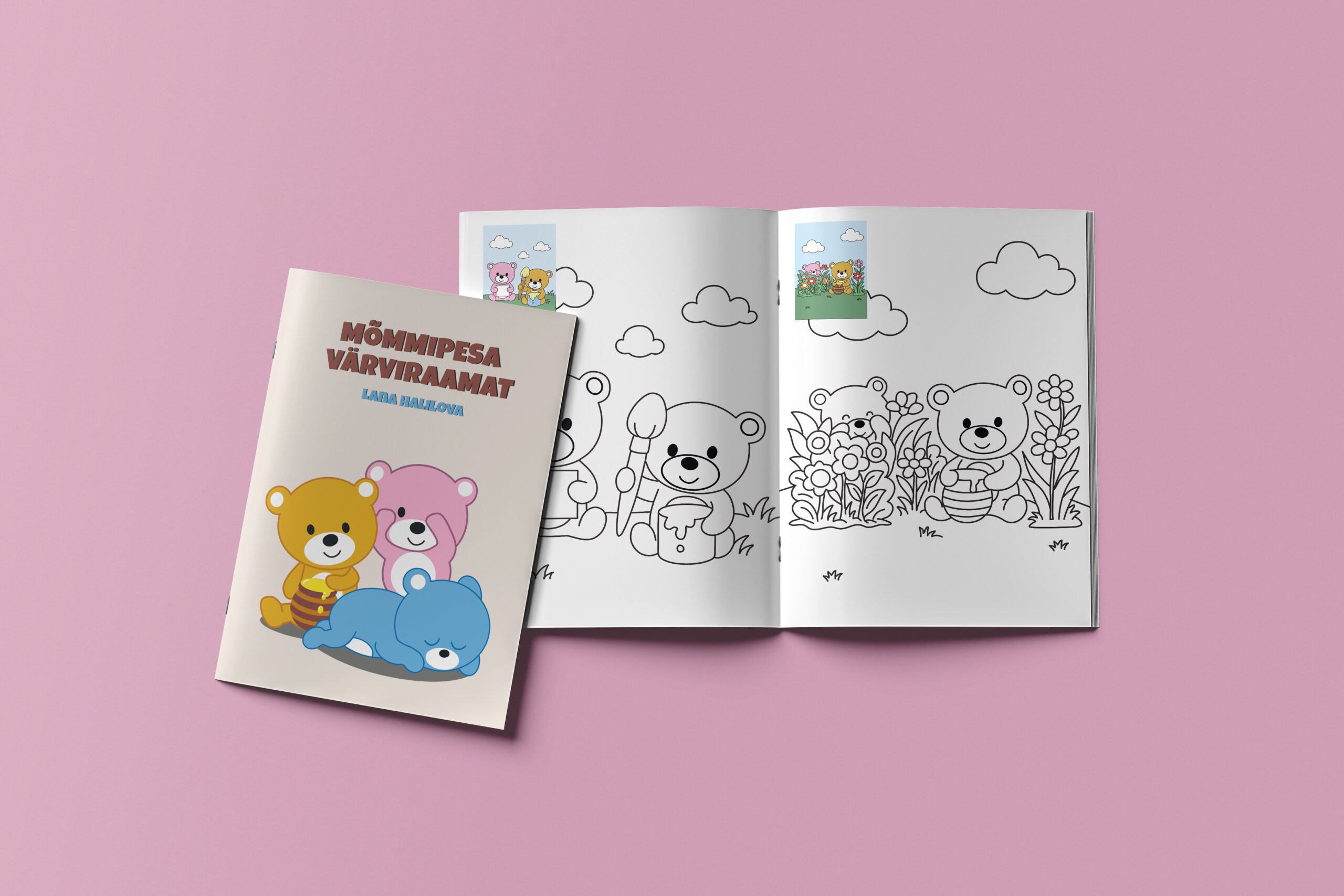 Mõmmipesa värviraamat - Image 2