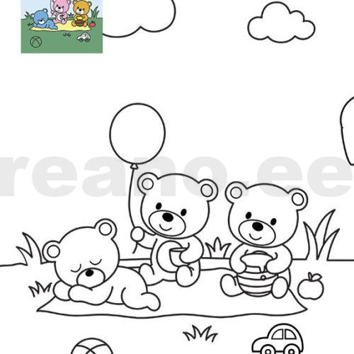 Mõmmid koos (värvilehed) - 016