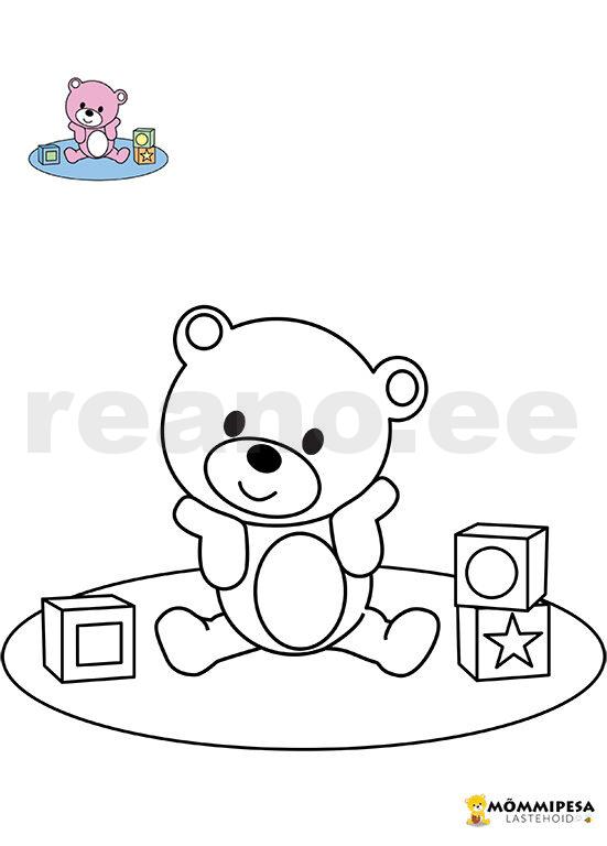 Mõmmipesa suur värvimiskomplekt (31 lehte) – DIGITAALNE - Image 14